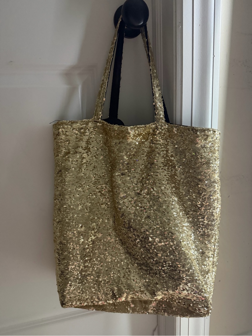 Victoria's Secret Gold Sequin Tote